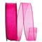 JAM Paper 1.5" x 50yd. Sheer Glitz Wired Value Ribbon